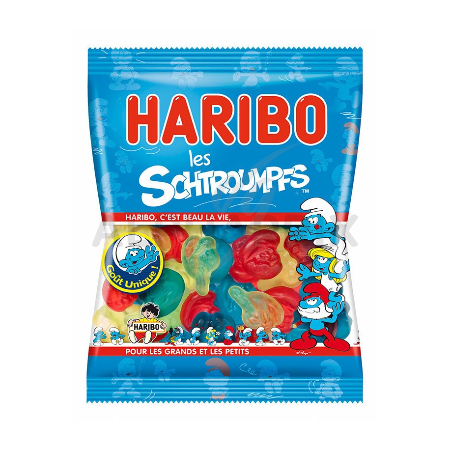 Haribo Mini Sachets Schtroumpfs Lisses