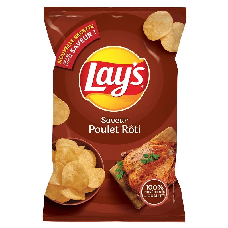 Lay's Chips Saveur Fromage 130g (lot de 10) 