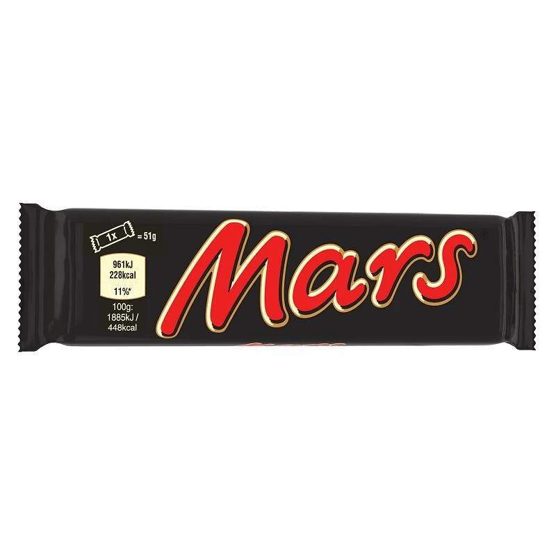 Mars chocolat au lait avec caramel - 24 unités par 22,50 €