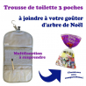 Trousse de toilette multifonction 3 poches