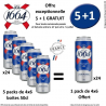 ~Lot 1664 blonde 4x6 boîte 50cl - 5 packs +1 offert