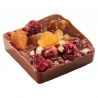 Carré chocolat lait fruits secs assortis vrac kg