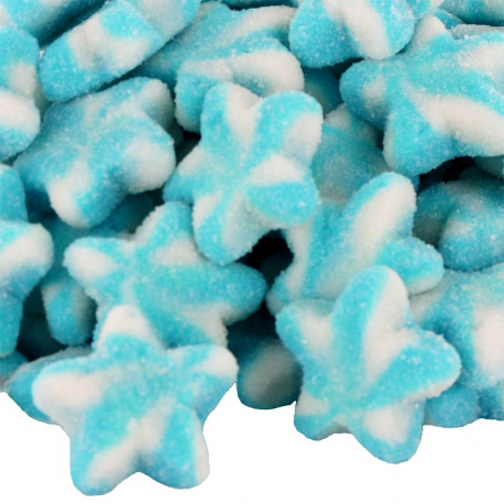 Etoiles twist candie bleue - 1kg