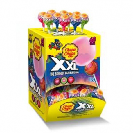 Sucettes Chupa XXL classique Gum - Nouvelle box de 60