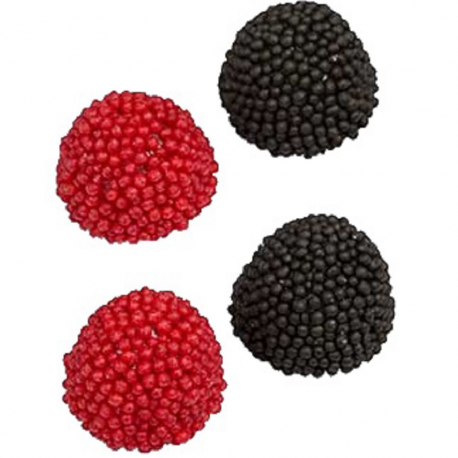 Mûres et framboises perlées (rouges et noires) kg Dulceplus