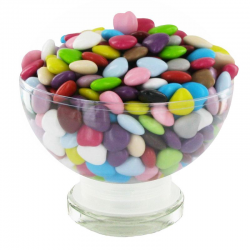 Mini coeurs au chocolat MULTICOLORE - 500g