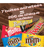 CHÈQUE CADEAU DE 20€ OFFERT POUR 7 BOÎTES ACHETÉES